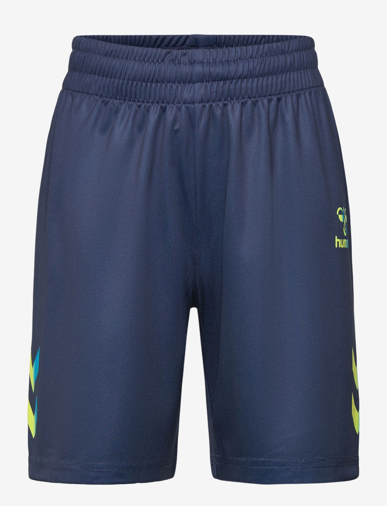 Hummel - hmlSHIMMER SHORTS - sport-shorts - dress blues/limeade - 0
