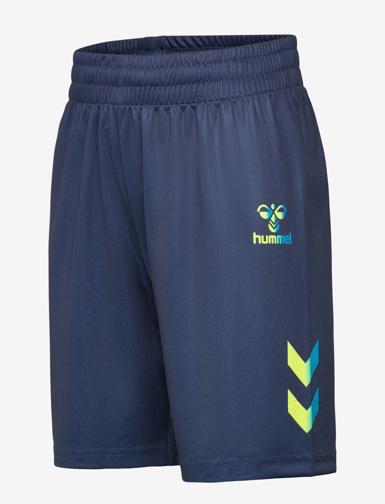 Hummel - hmlSHIMMER SHORTS - sport-shorts - dress blues/limeade - 2