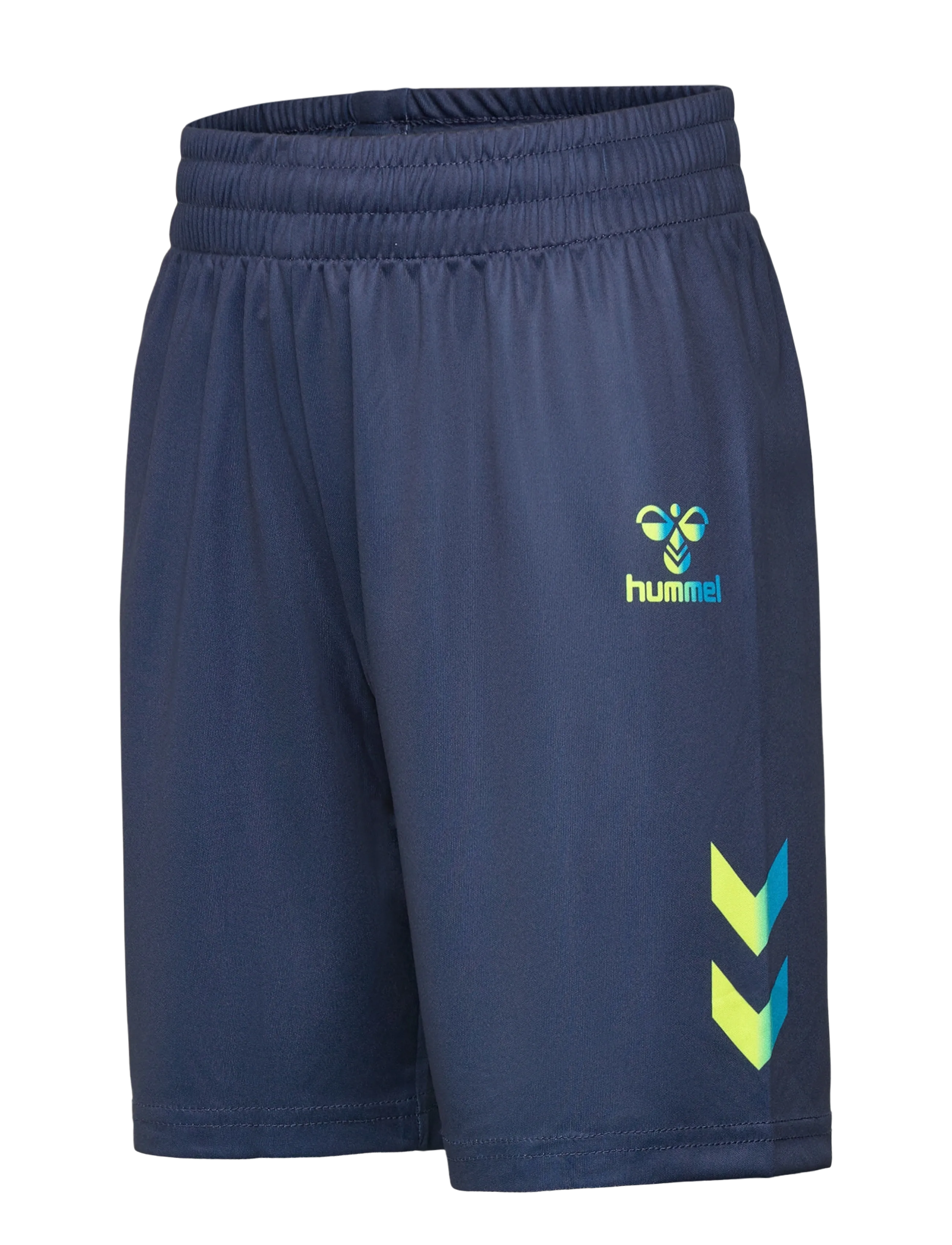 Hummel - hmlSHIMMER SHORTS - spodenki sportowe - dress blues/limeade - 2