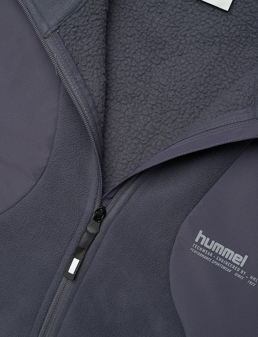 Hummel - hmlHYBRID FLEECE JACKET - fleece og mellemlag - ebony - 2