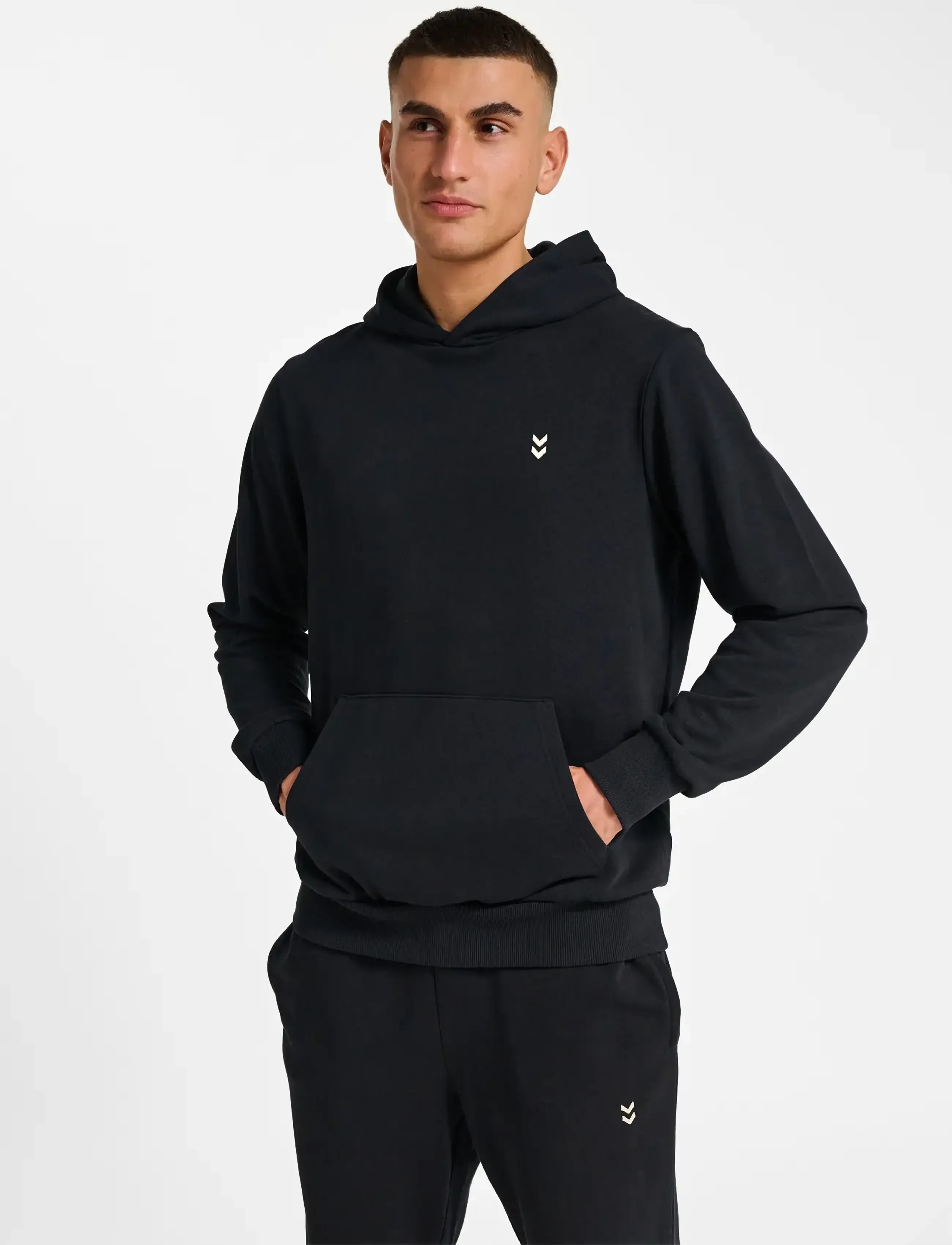 Hummel - hmlPULSE SWEAT HOODIE - madalaimad hinnad - black - 0