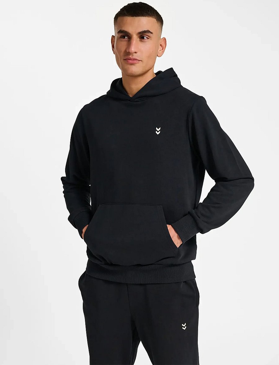 Hummel - hmlPULSE SWEAT HOODIE - kapuzenpullover - black - 0
