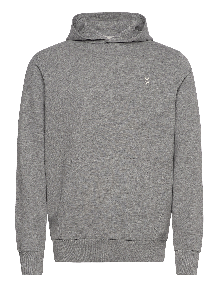 Hummel - hmlPULSE SWEAT HOODIE - hættetrøjer - grey melange - 0