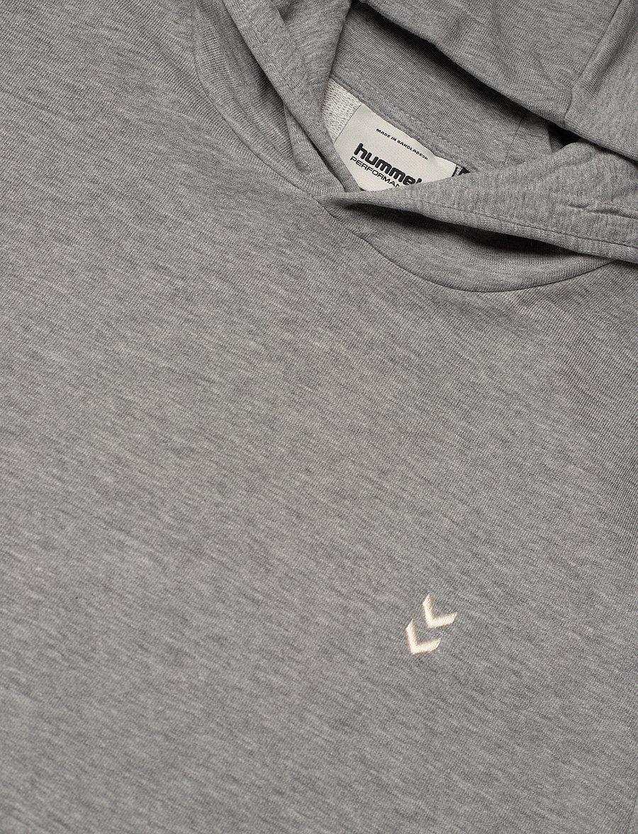 Hummel - hmlPULSE SWEAT HOODIE - hættetrøjer - grey melange - 2