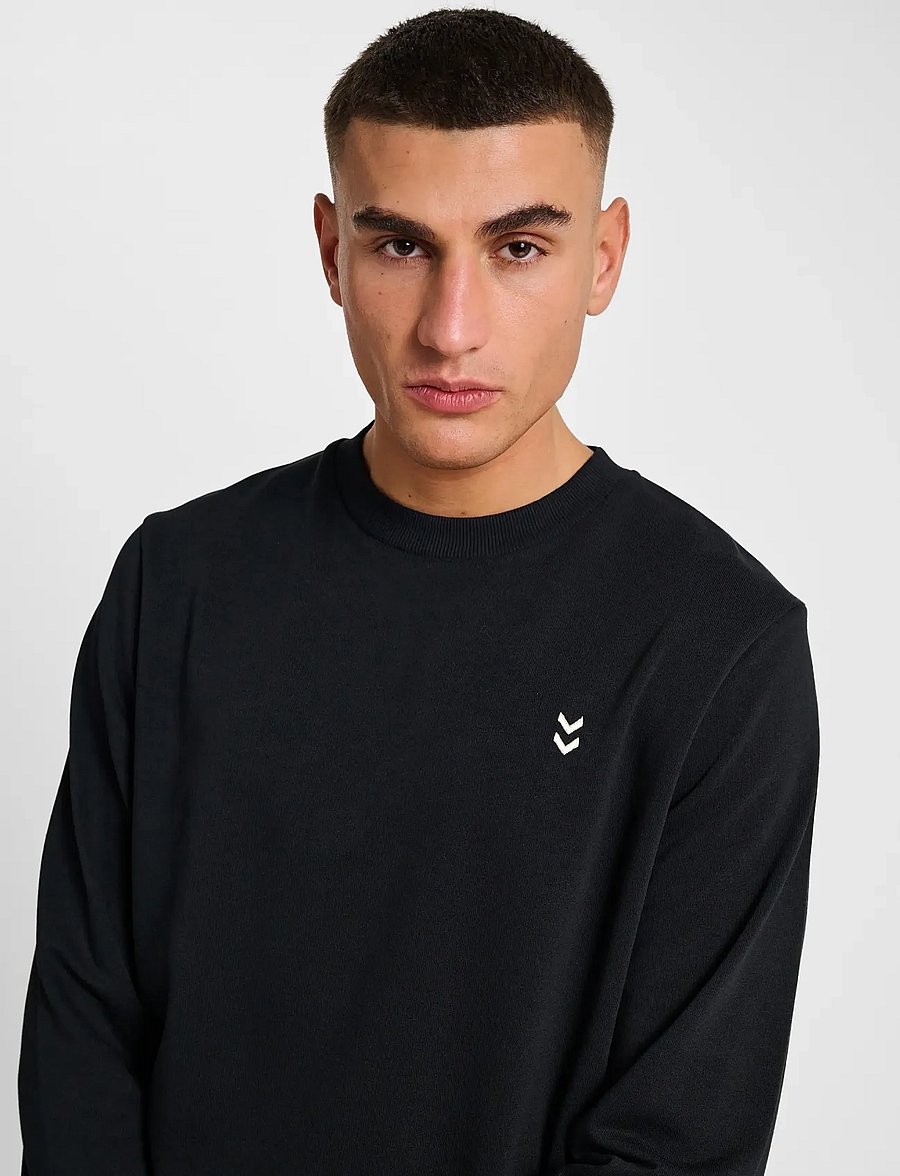 Hummel - hmlPULSE SWEAT CREWNECK - sweatshirts - black - 4