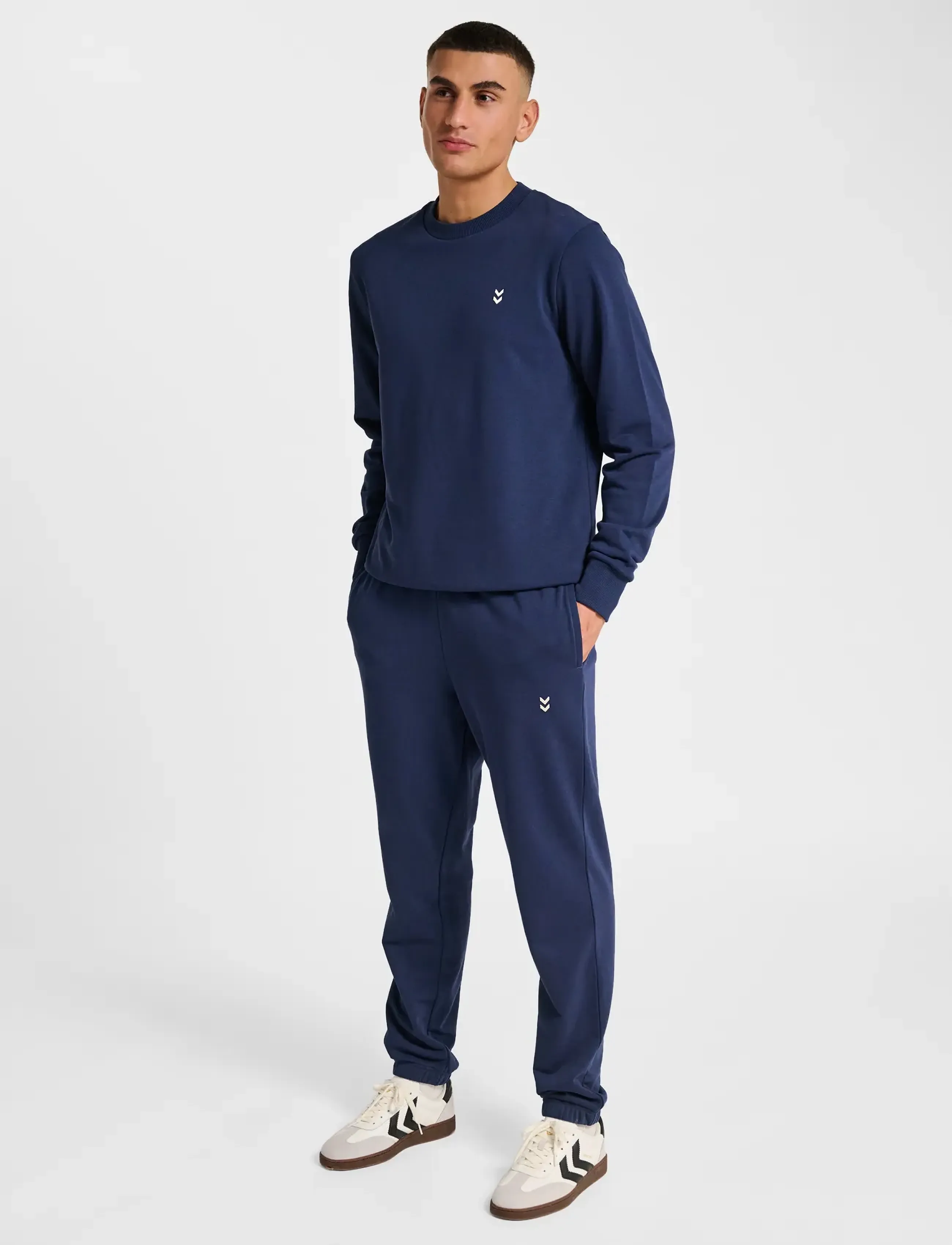 Hummel - hmlPULSE SWEAT CREWNECK - autumn savings - dress blues - 0
