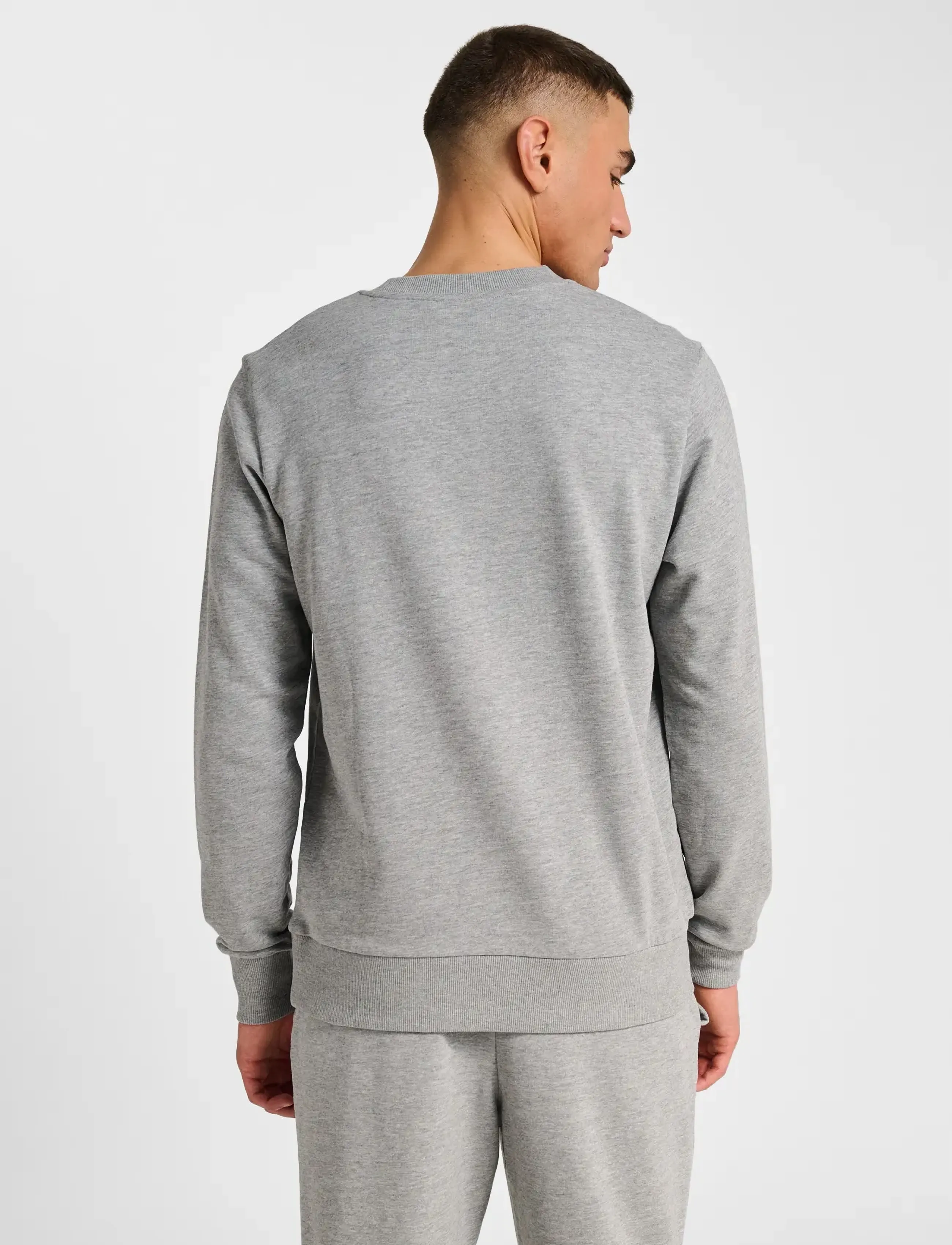 Hummel - hmlPULSE SWEAT CREWNECK - sweatshirts - grey melange - 3