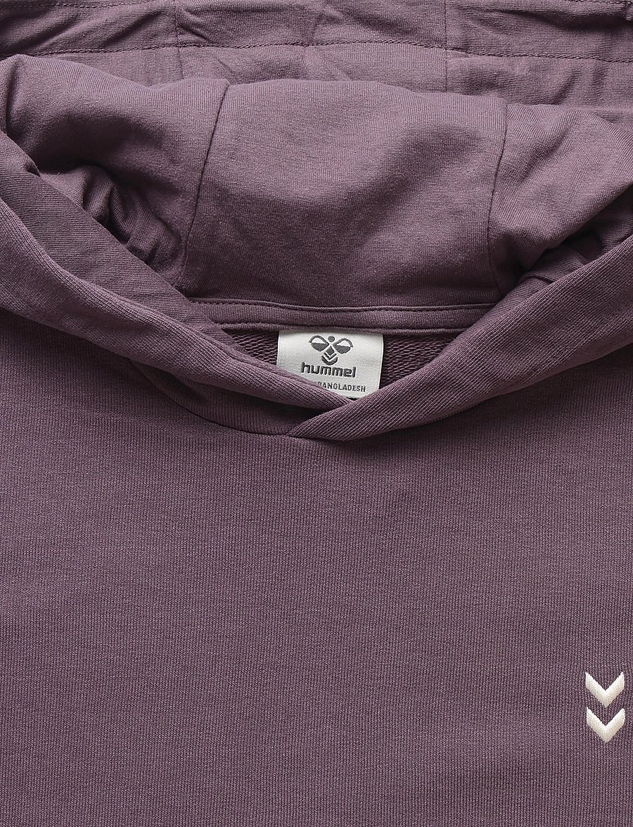 Hummel - hmlPULSE W SWEAT HOODIE - hoodies - black plum - 2