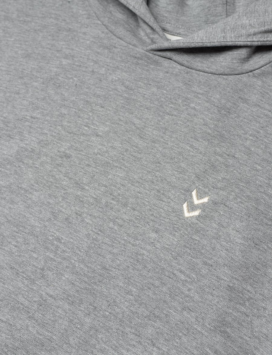 Hummel - hmlPULSE W SWEAT HOODIE - hoodies - grey melange - 2