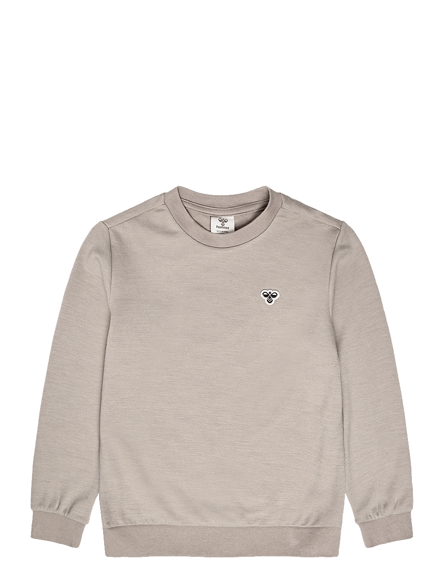Hummel - hmlMINI WOOL SWEATSHIRT BEE - sweatshirts - vintage khaki - 0