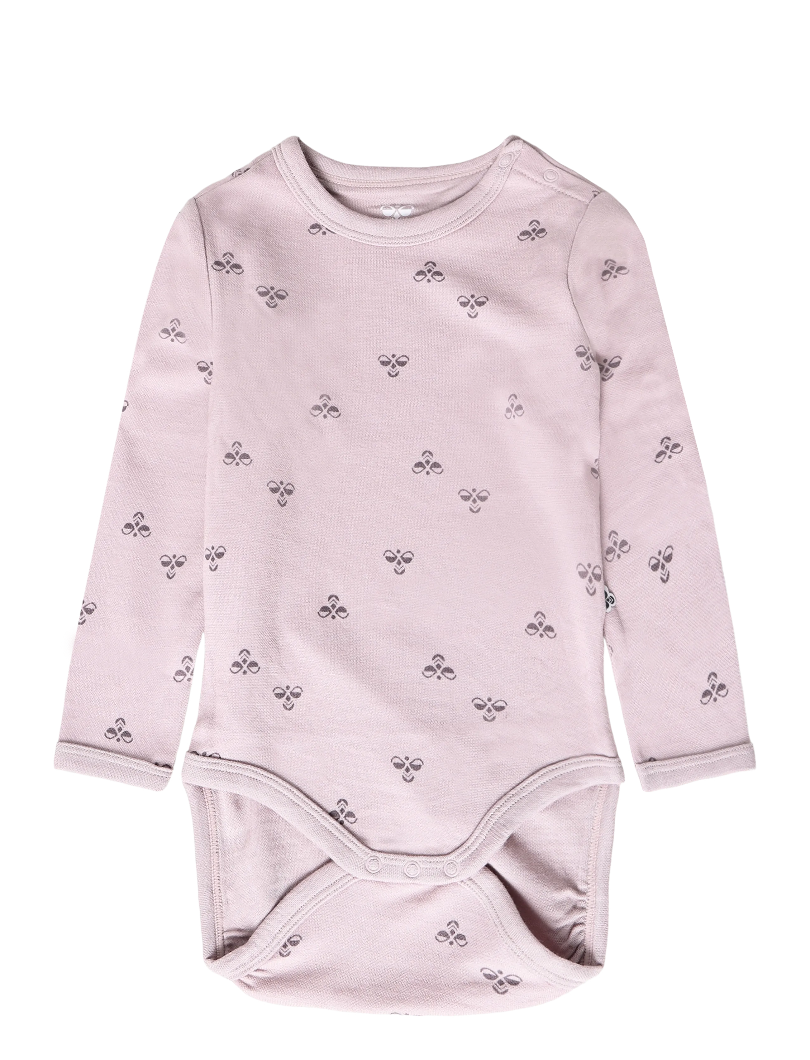 Hummel hmlMINI WOOL BODY L/S - Base layer baby - CLOUD GRAY / grey