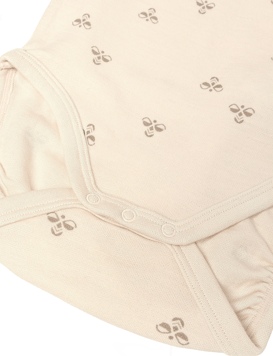Hummel - hmlMINI WOOL BODY L/S - underställ baby - whitecap gray - 2