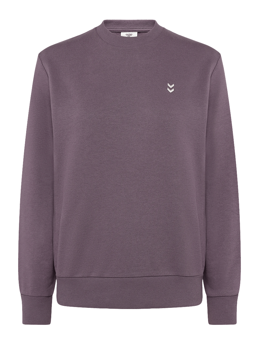 Hummel - hmlPULSE W SWEAT CREWNECK - sweatshirts - black plum - 0