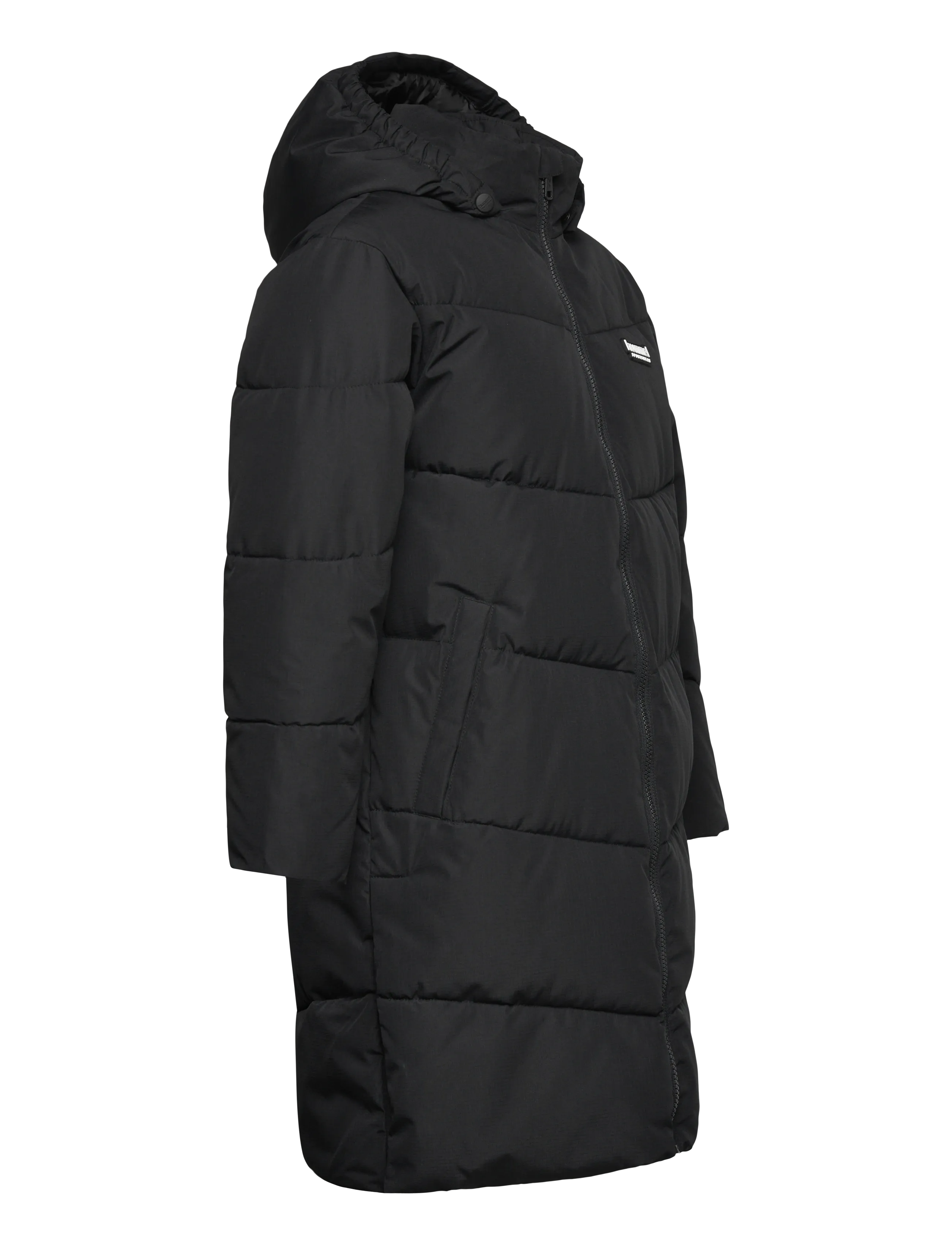Hummel - hmlJR PUFFER LONG JACKET - jacken & mäntel - black - 2