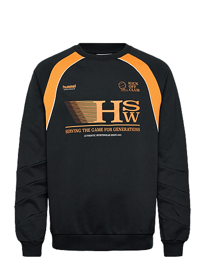 Hummel hmlOVERSIZED CREW HSW - Oberteile - BLACK / black