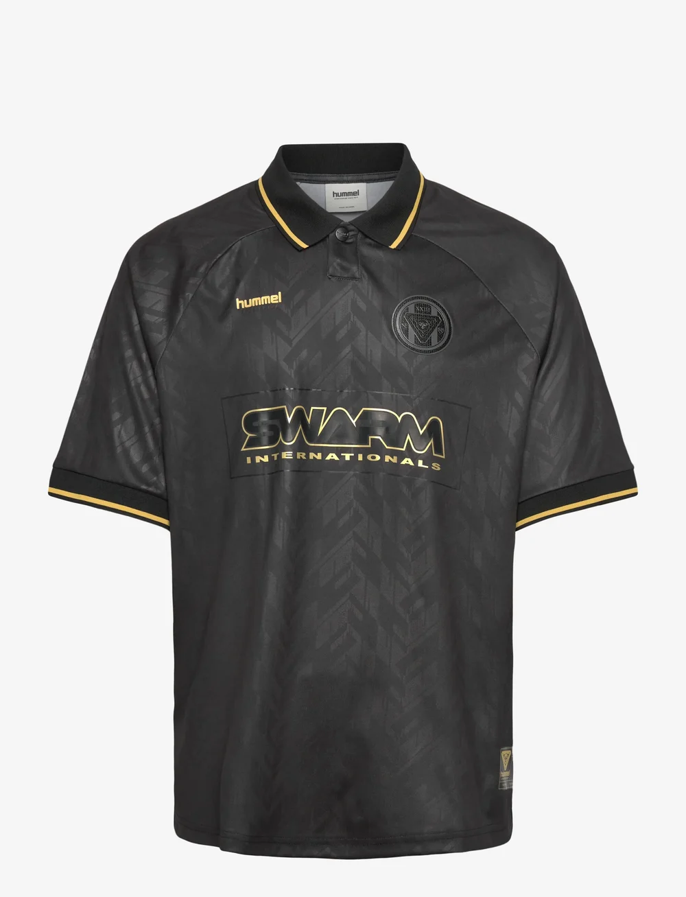 Hummel - hmlLOOSE BAY SOCCER JERSEY S/S - fodboldtrøjer - black - 0