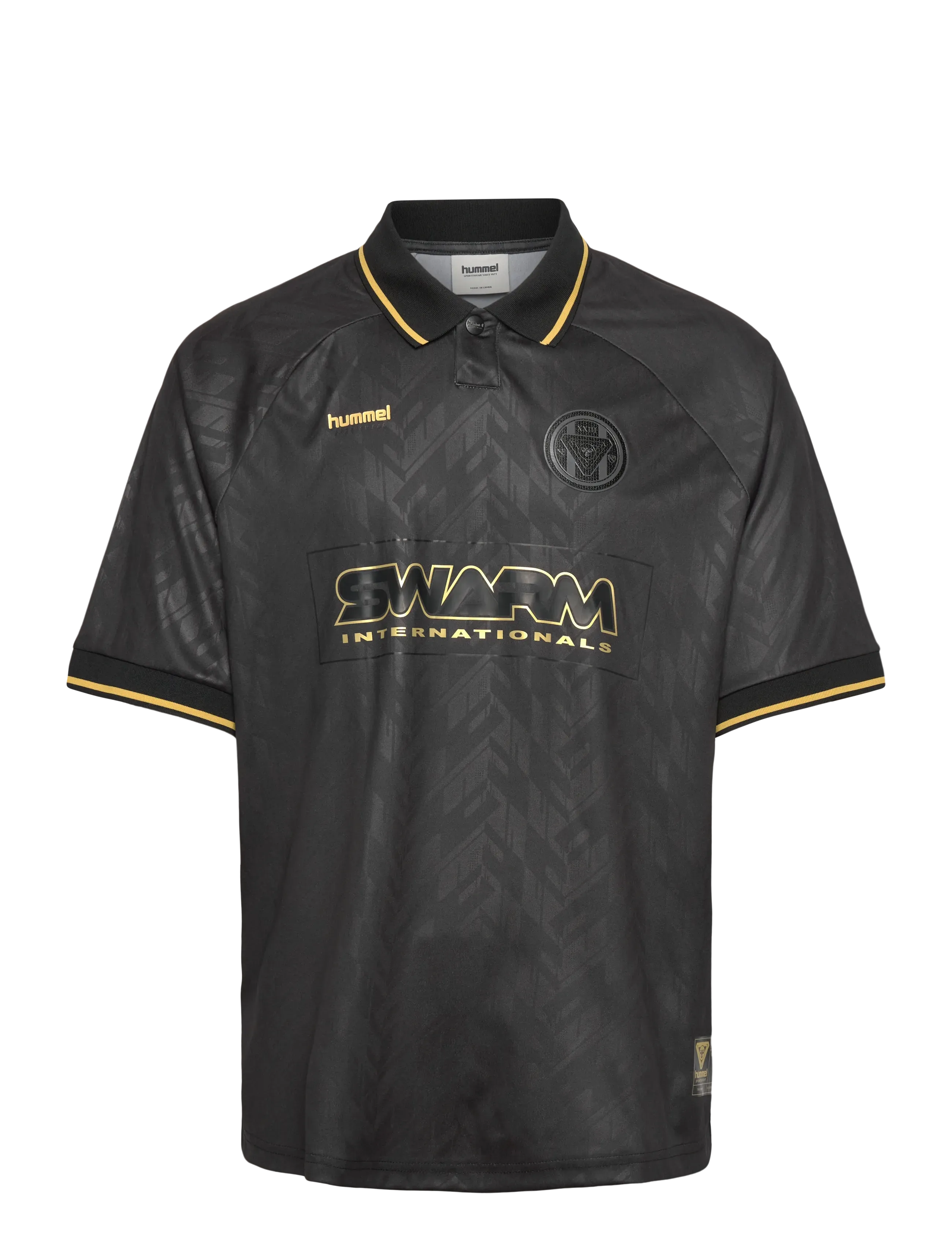 Hummel hmlLOOSE BAY SOCCER JERSEY S/S - Hummel - BLACK / black