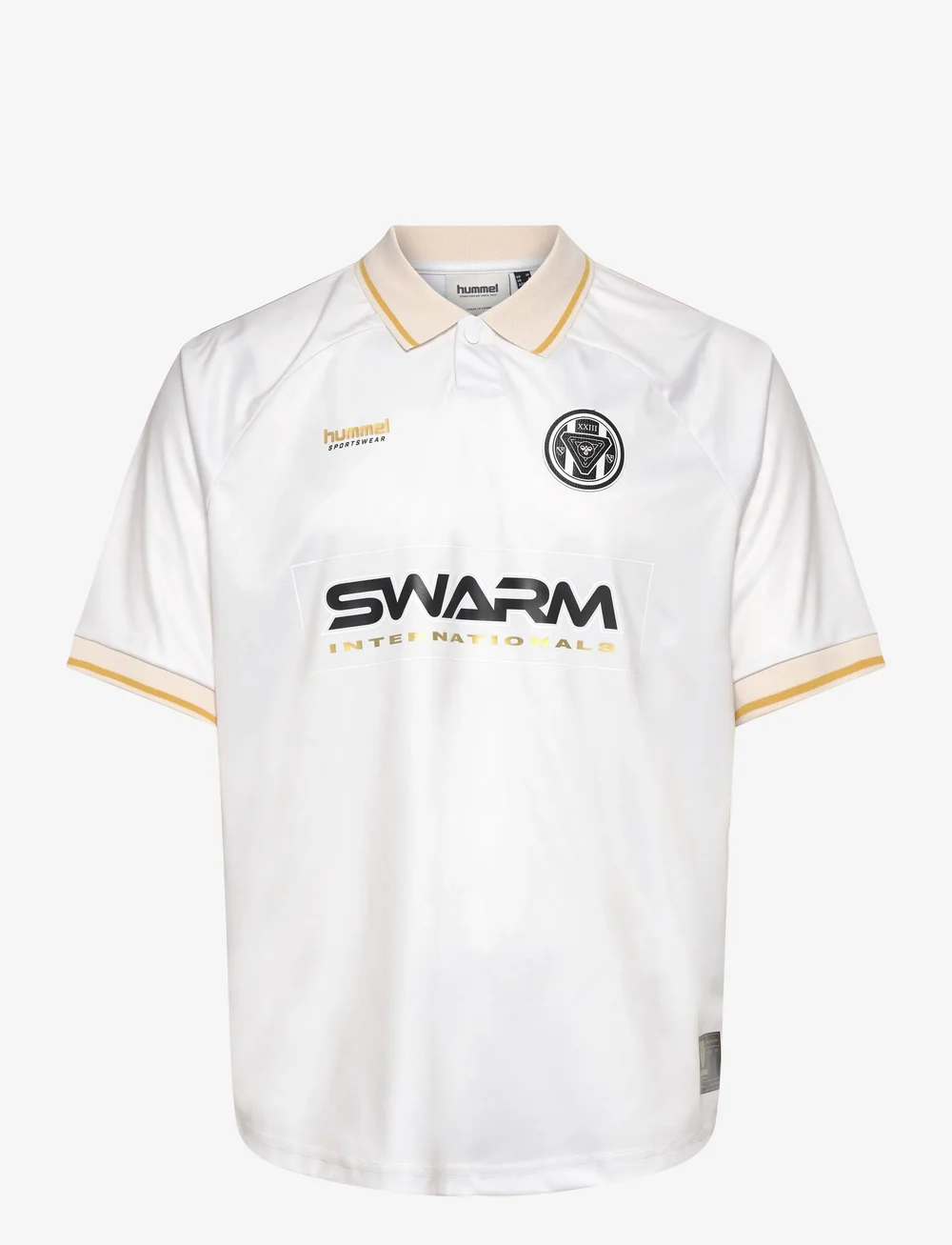 Hummel - hmlLOOSE BAY SOCCER JERSEY S/S - fodboldtrøjer - blanc de blanc - 0