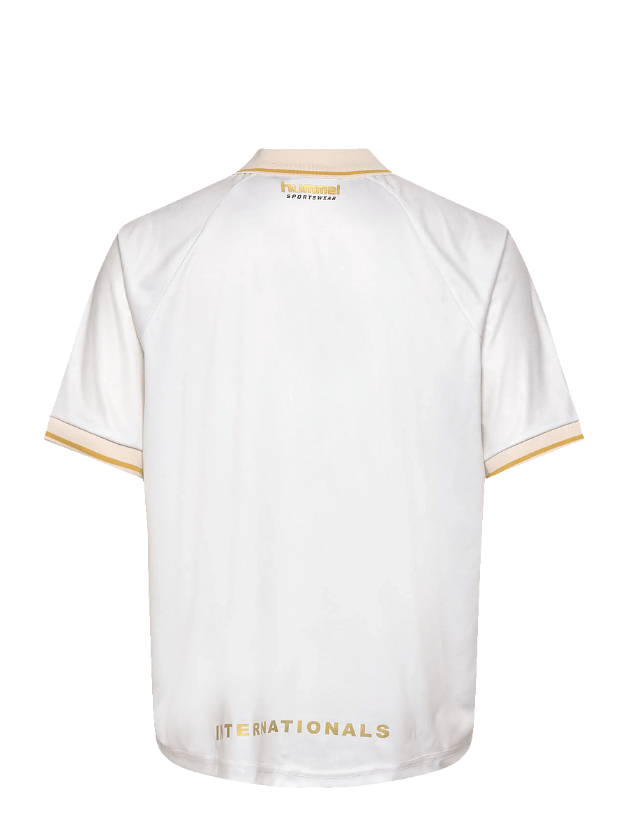 Hummel - hmlLOOSE BAY SOCCER JERSEY S/S - t-särgid - blanc de blanc - 1