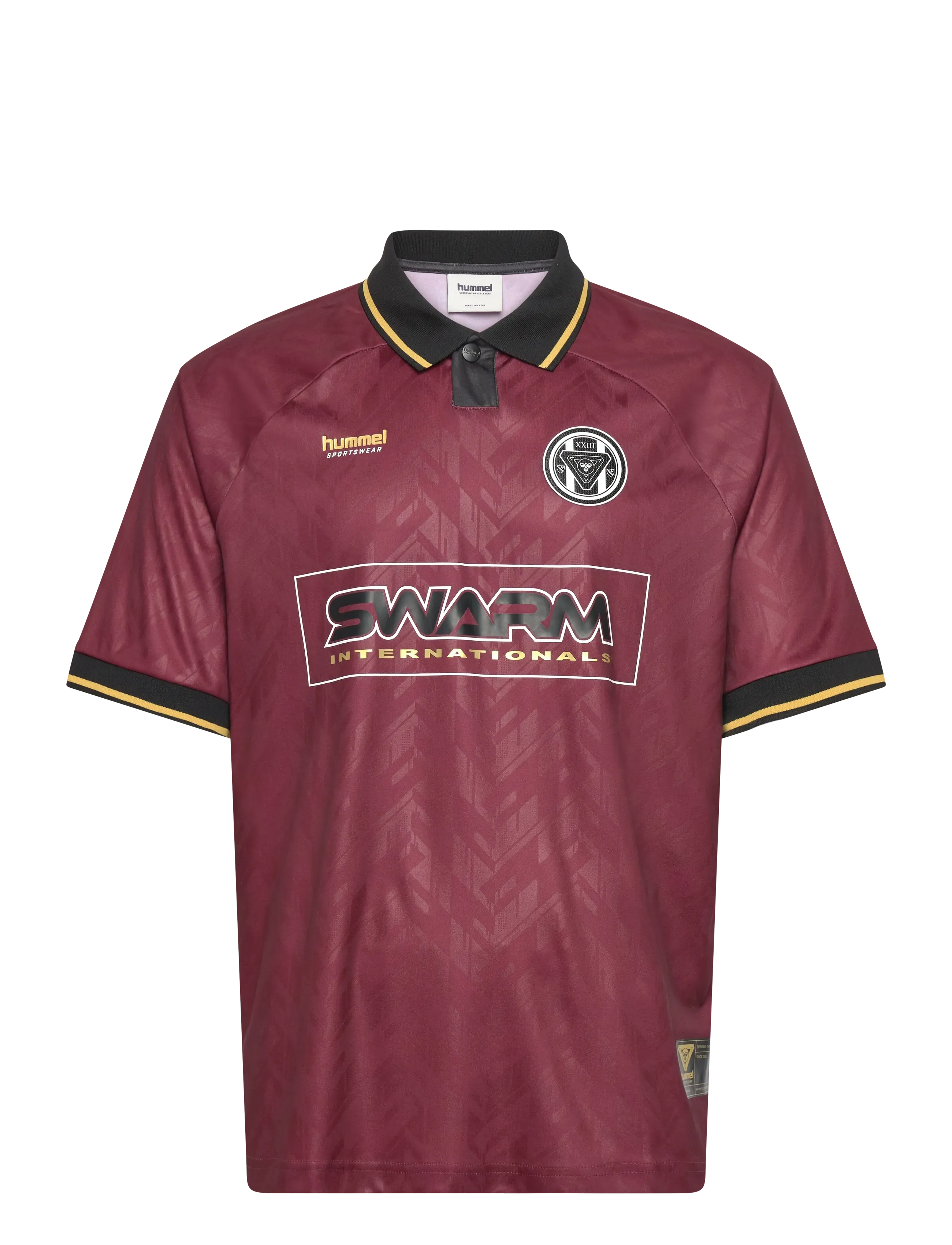 Hummel hmlLOOSE BAY SOCCER JERSEY S/S - Voetbal - SYRAH / burgundy
