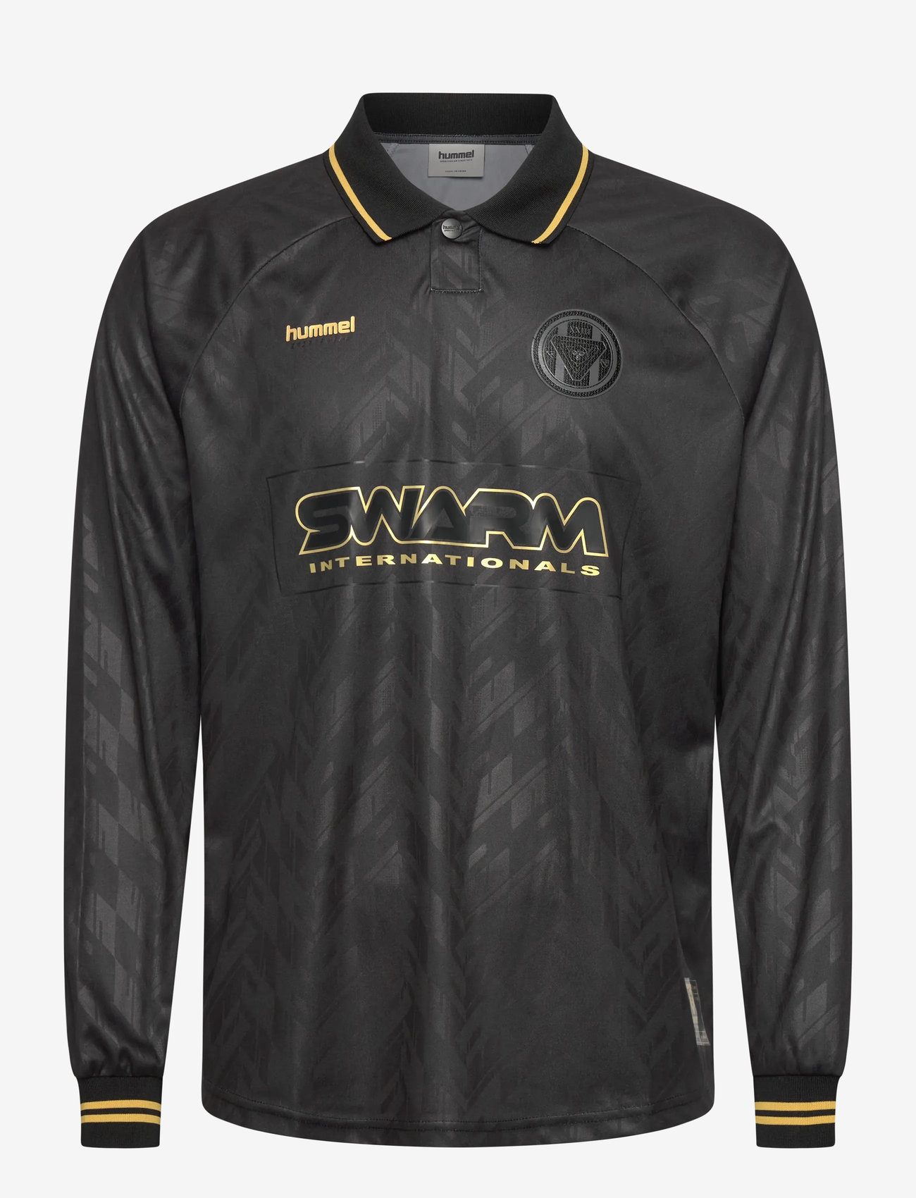 Hummel - hmlLOOSE BAY SOCCER JERSEY L/S - fotbollströjor - black - 0