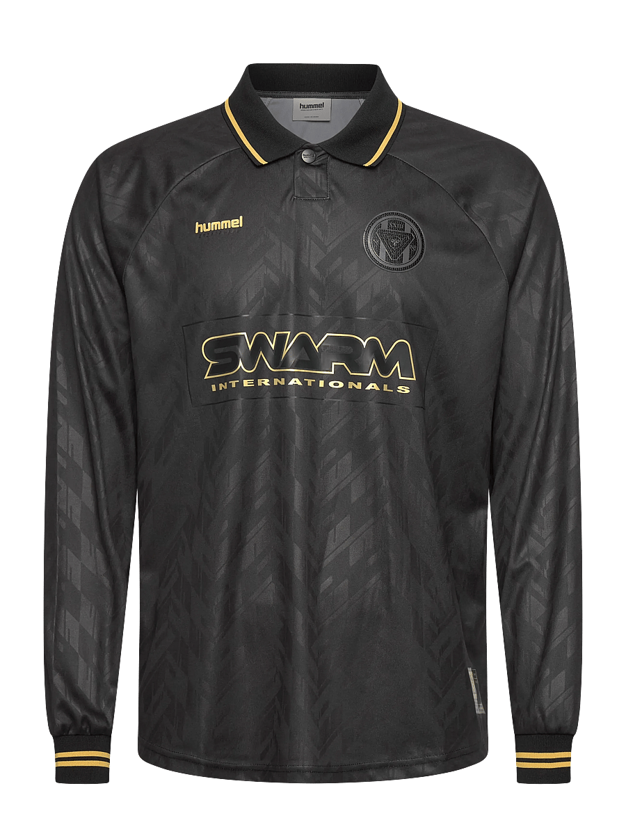 Hummel - hmlLOOSE BAY SOCCER JERSEY L/S - fußballoberteile - black - 0