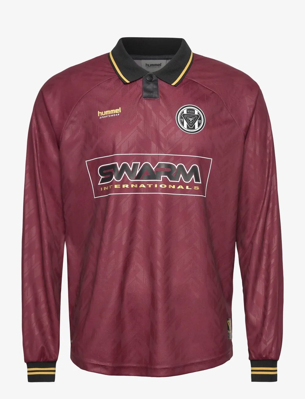 Hummel - hmlLOOSE BAY SOCCER JERSEY L/S - fotbollströjor - syrah - 0