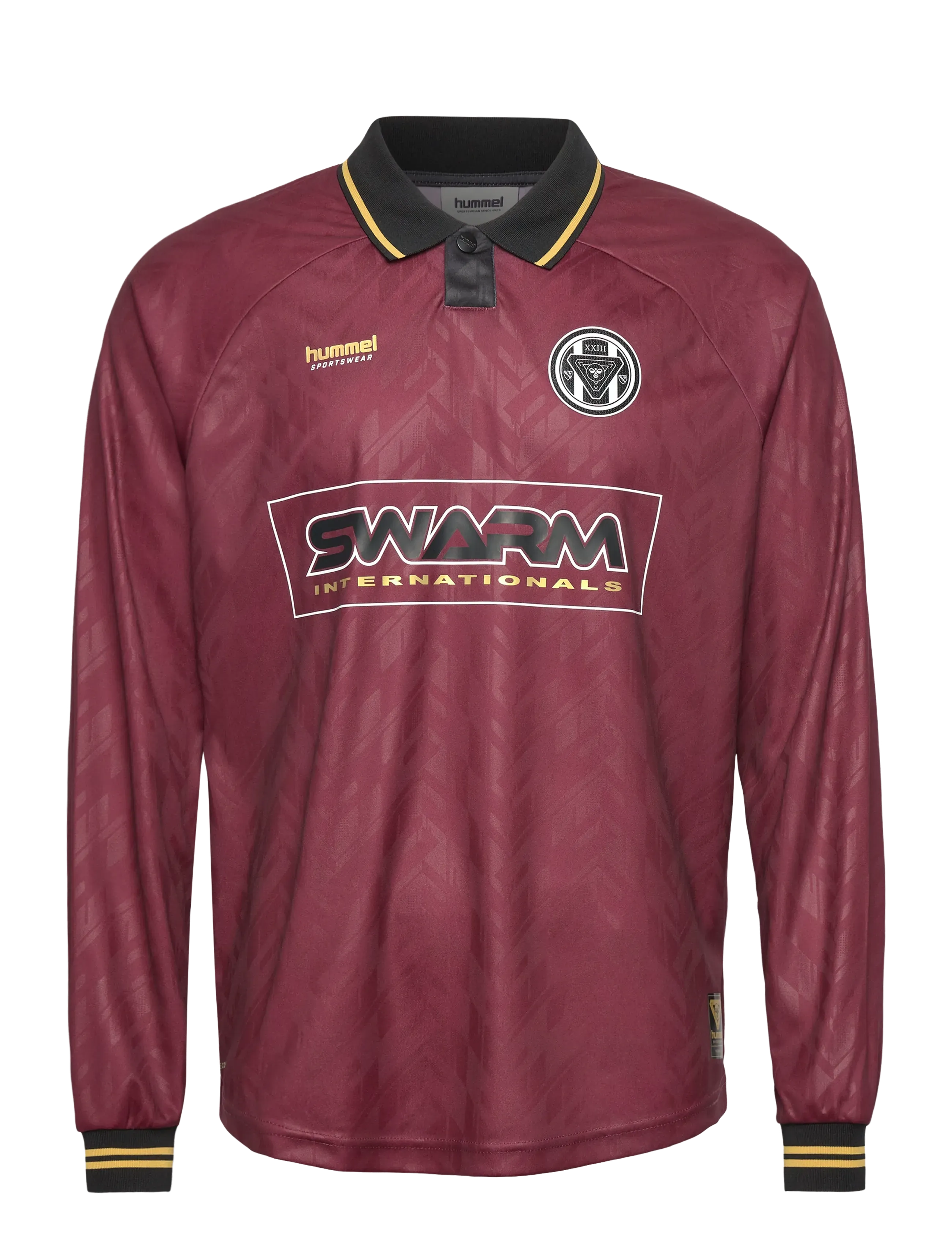 Hummel hmlLOOSE BAY SOCCER JERSEY L/S - Voetbal - SYRAH / burgundy