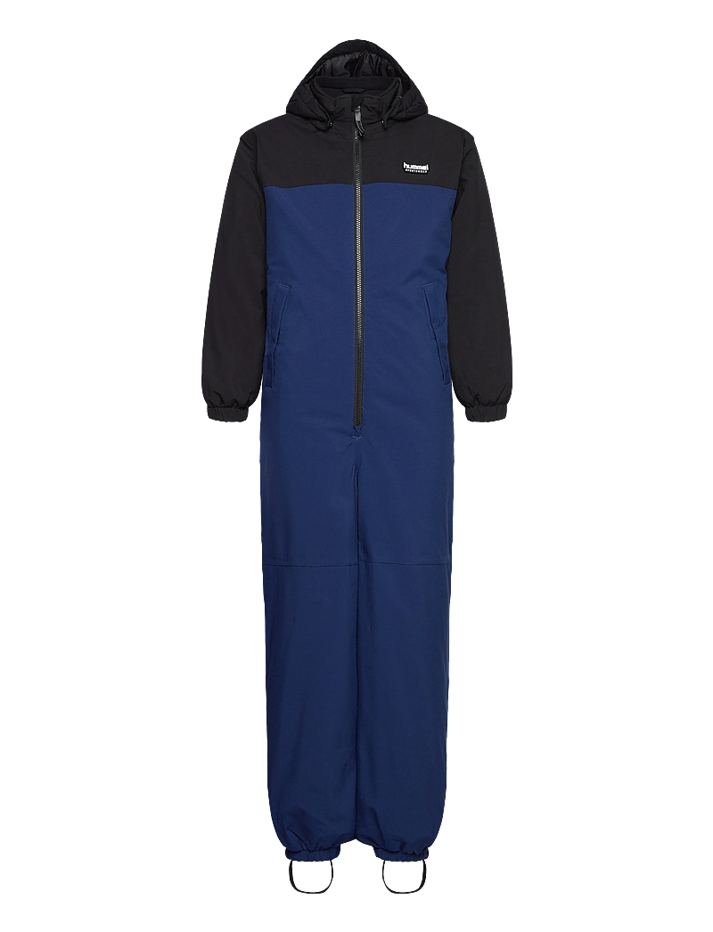 Hummel - hmlJR BLOCK SNOWSUIT WP - virsdrēbes - estate blue - 0