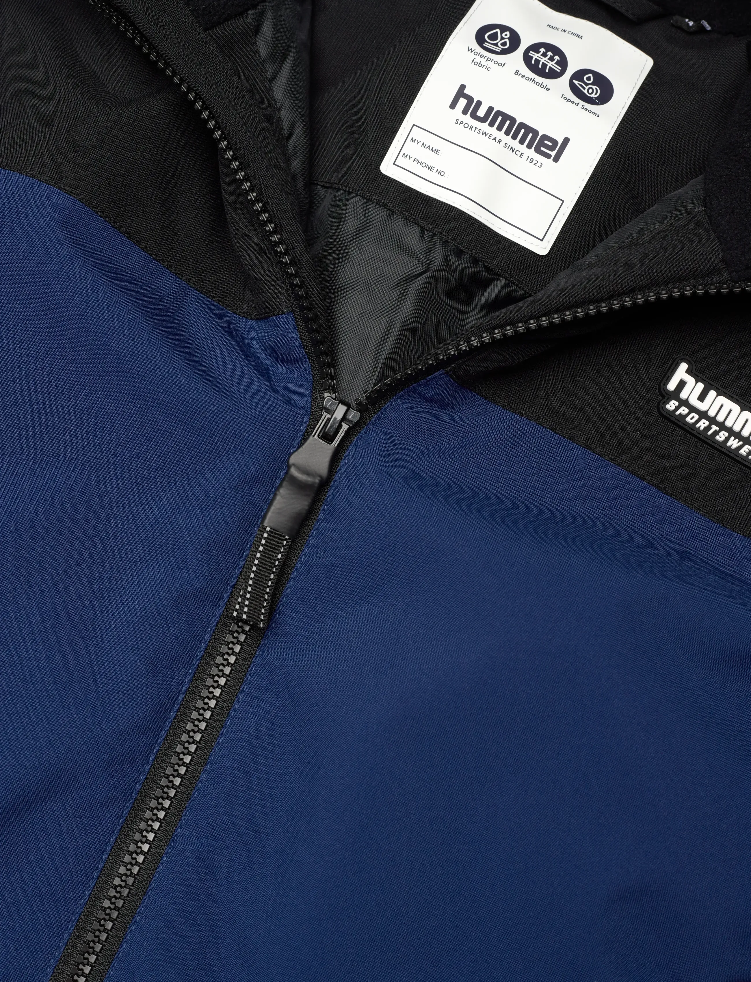 Hummel - hmlJR BLOCK SNOWSUIT WP - ytterkläder - estate blue - 2