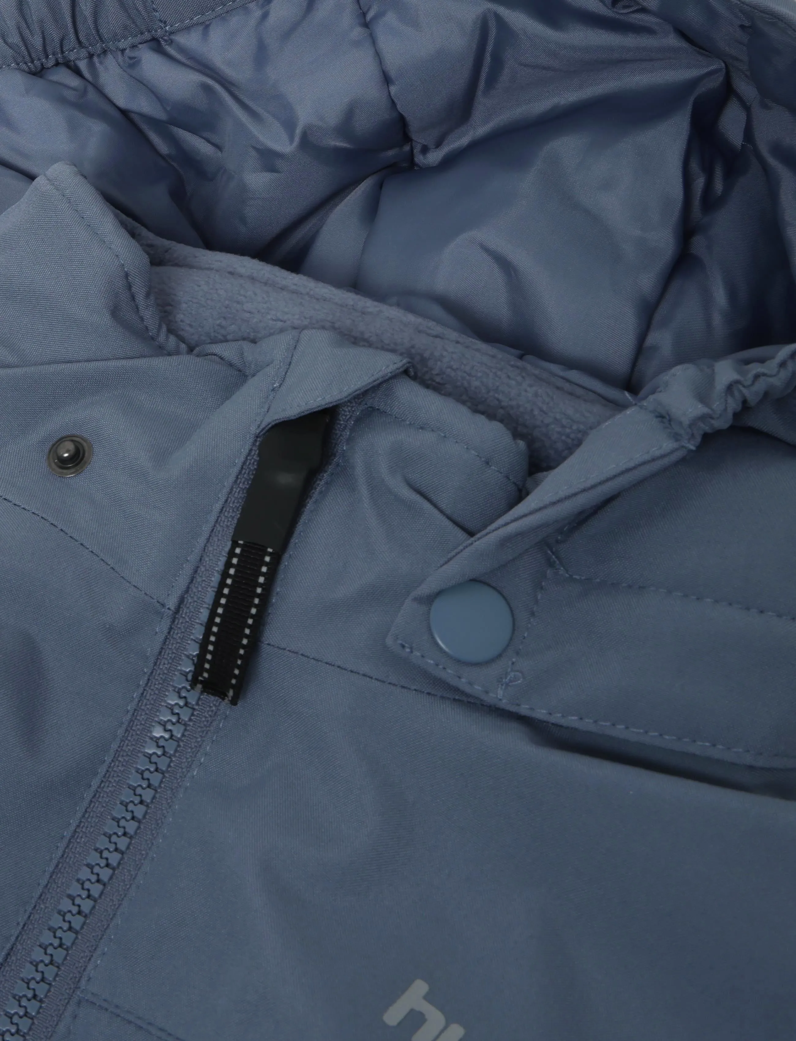 Hummel - hmlJR BLOCK SNOWSUIT WP - overtøj - flint stone - 2