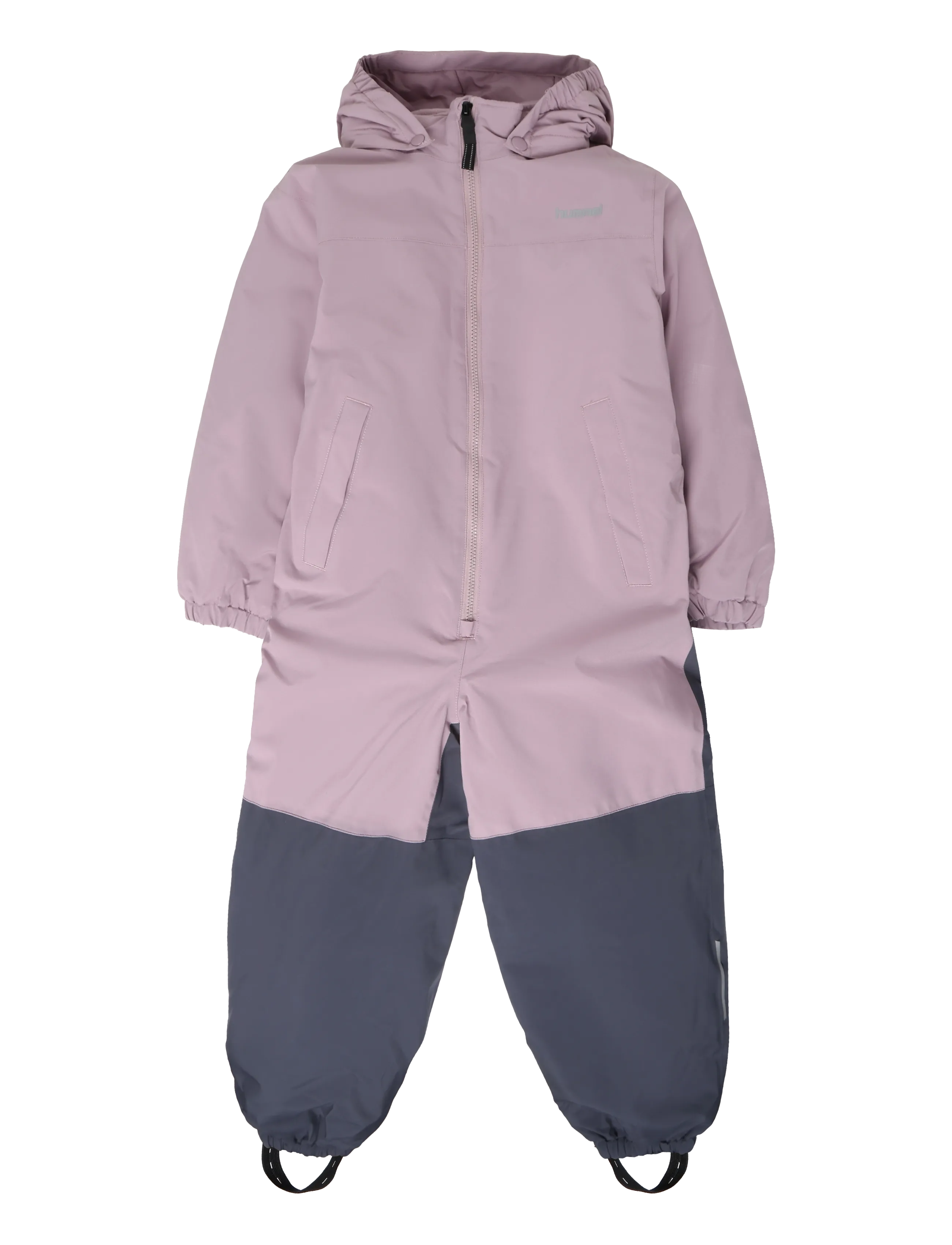 Hummel hmlJR BLOCK SNOWSUIT WP - Overtøj - SEA FOG / purple