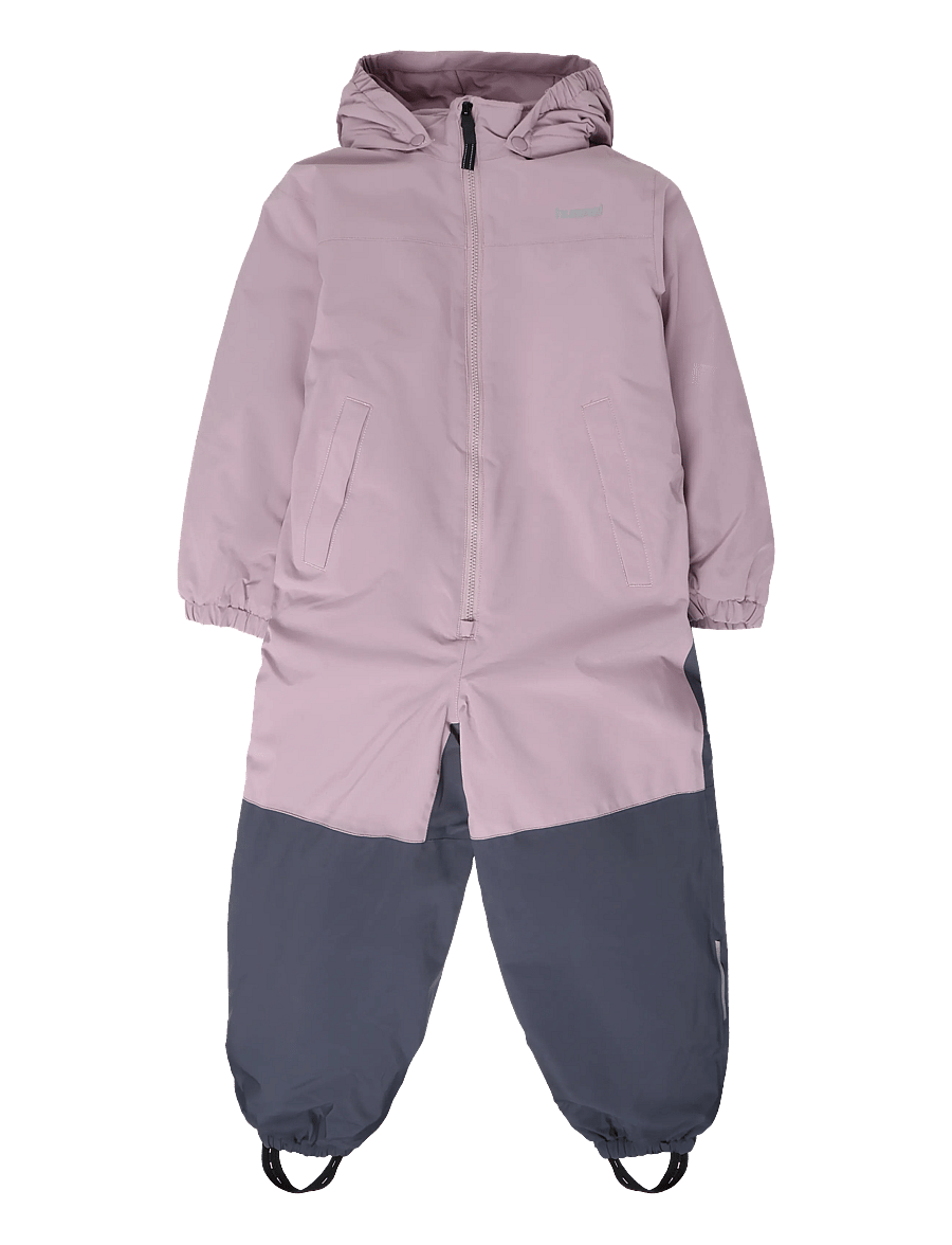 Hummel - hmlJR BLOCK SNOWSUIT WP - overtøj - sea fog - 0