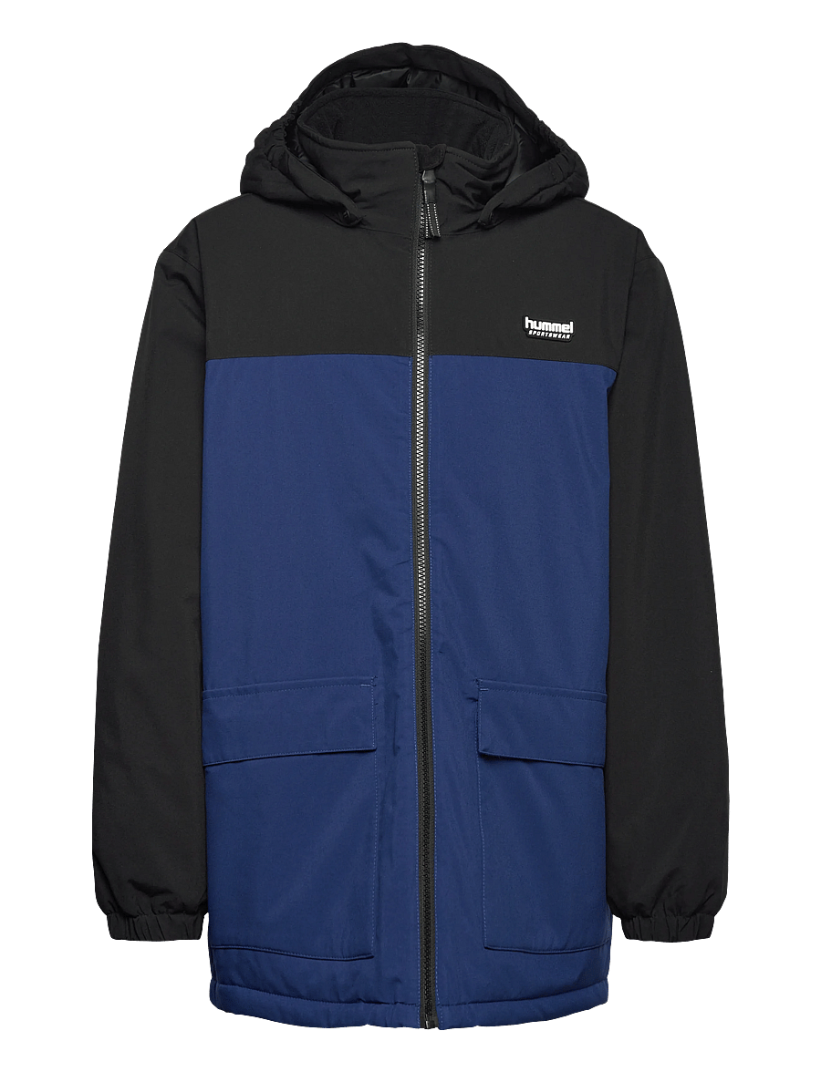 Hummel - hmlJR BLOCK JACKET WP - overtøj - estate blue - 0
