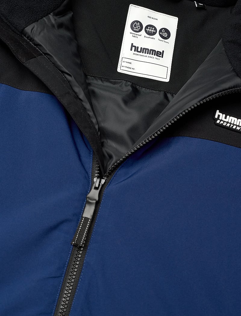 Hummel - hmlJR BLOCK JACKET WP - Õueriided - estate blue - 2