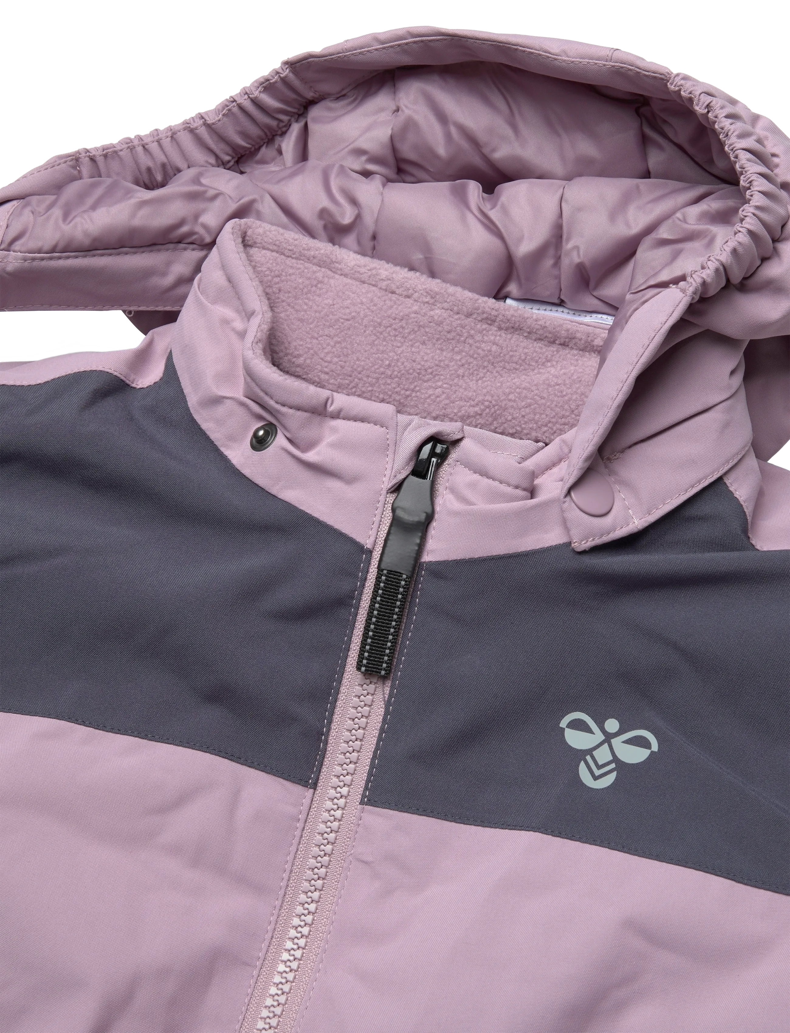 Hummel - hmlMINI BLOCK SNOWSUIT WP - outerwear - sea fog - 2
