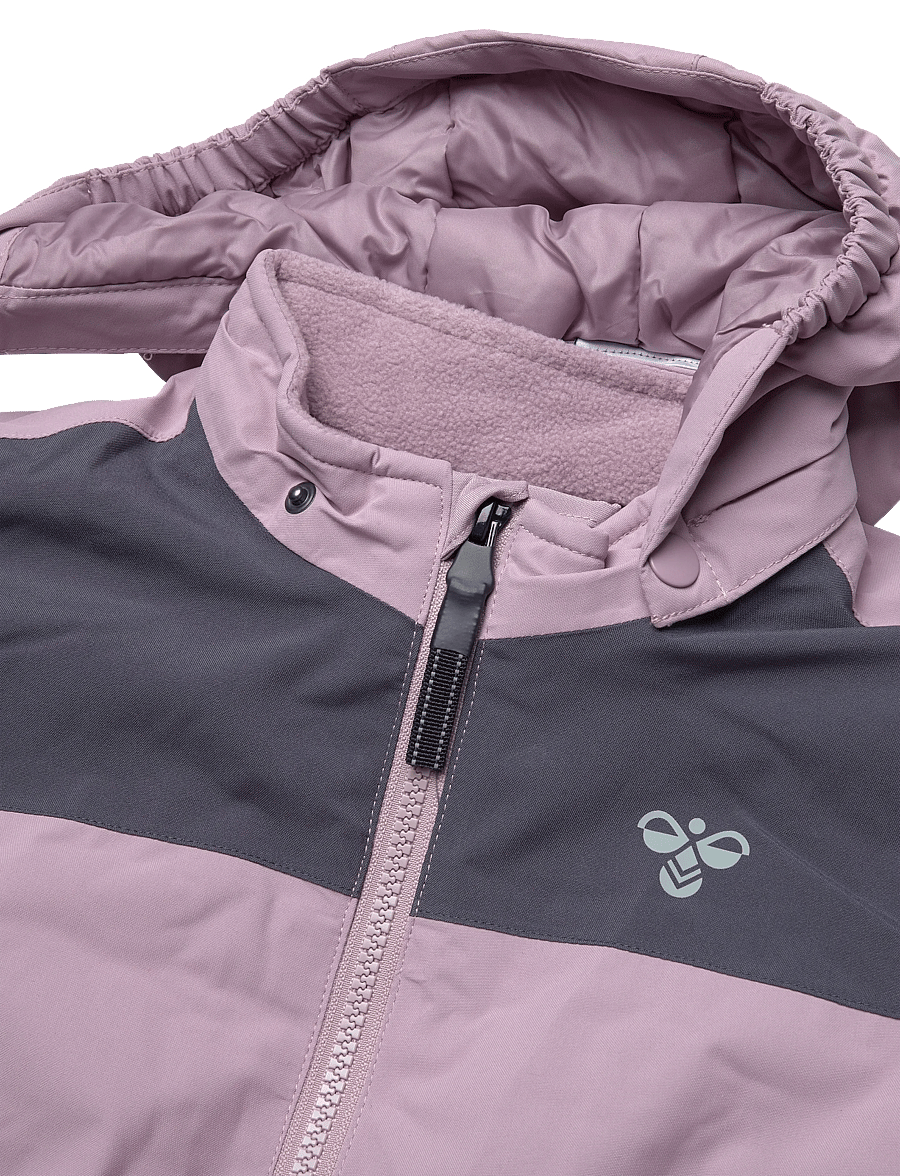Hummel - hmlMINI BLOCK SNOWSUIT WP - outerwear - sea fog - 2