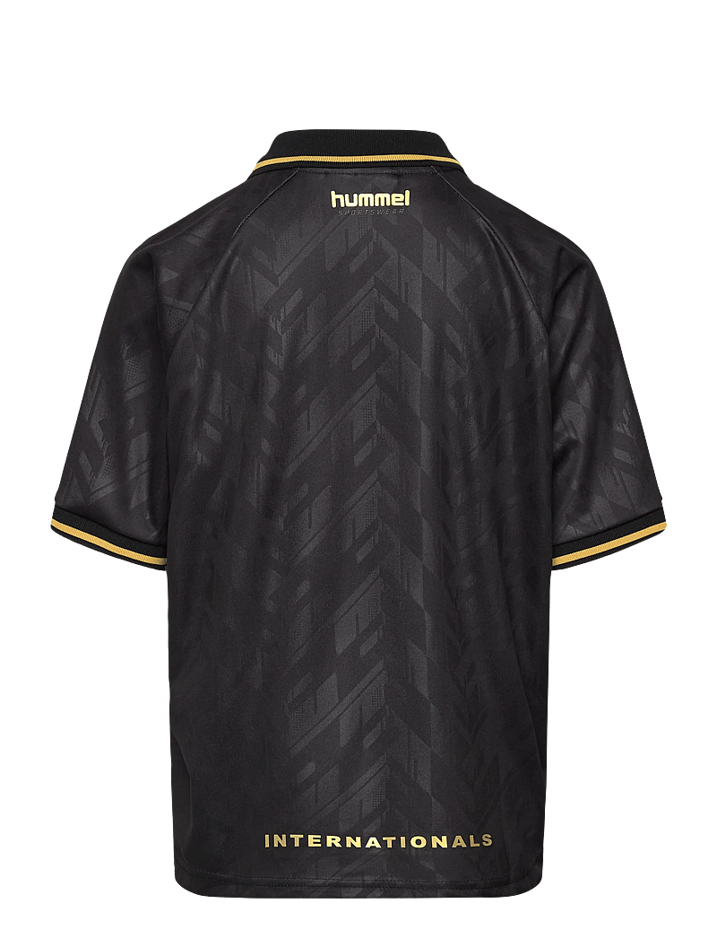 Hummel - hmlJR LOOSE BAY SOCCER JERSEY S/S - sports tops - black - 1