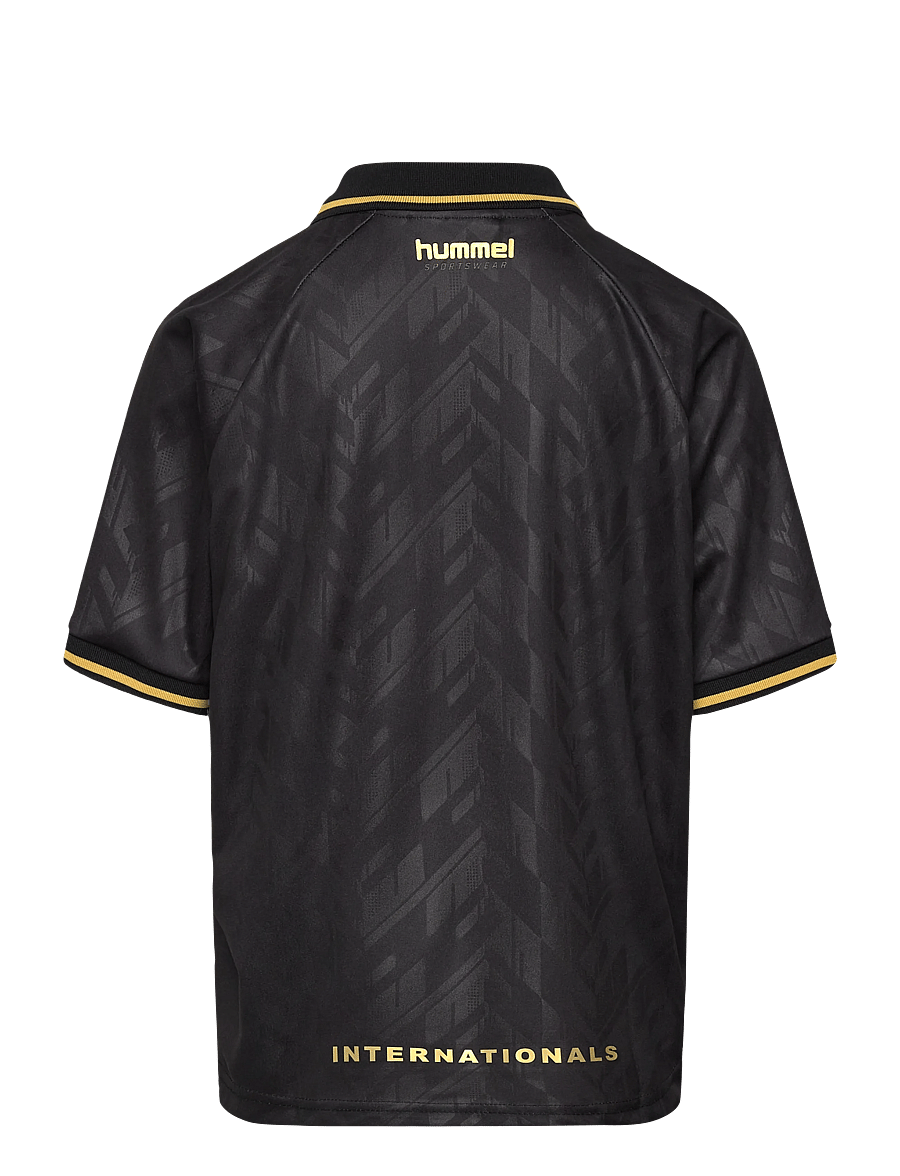 Hummel - hmlJR LOOSE BAY SOCCER JERSEY S/S - topy sportowe - black - 1