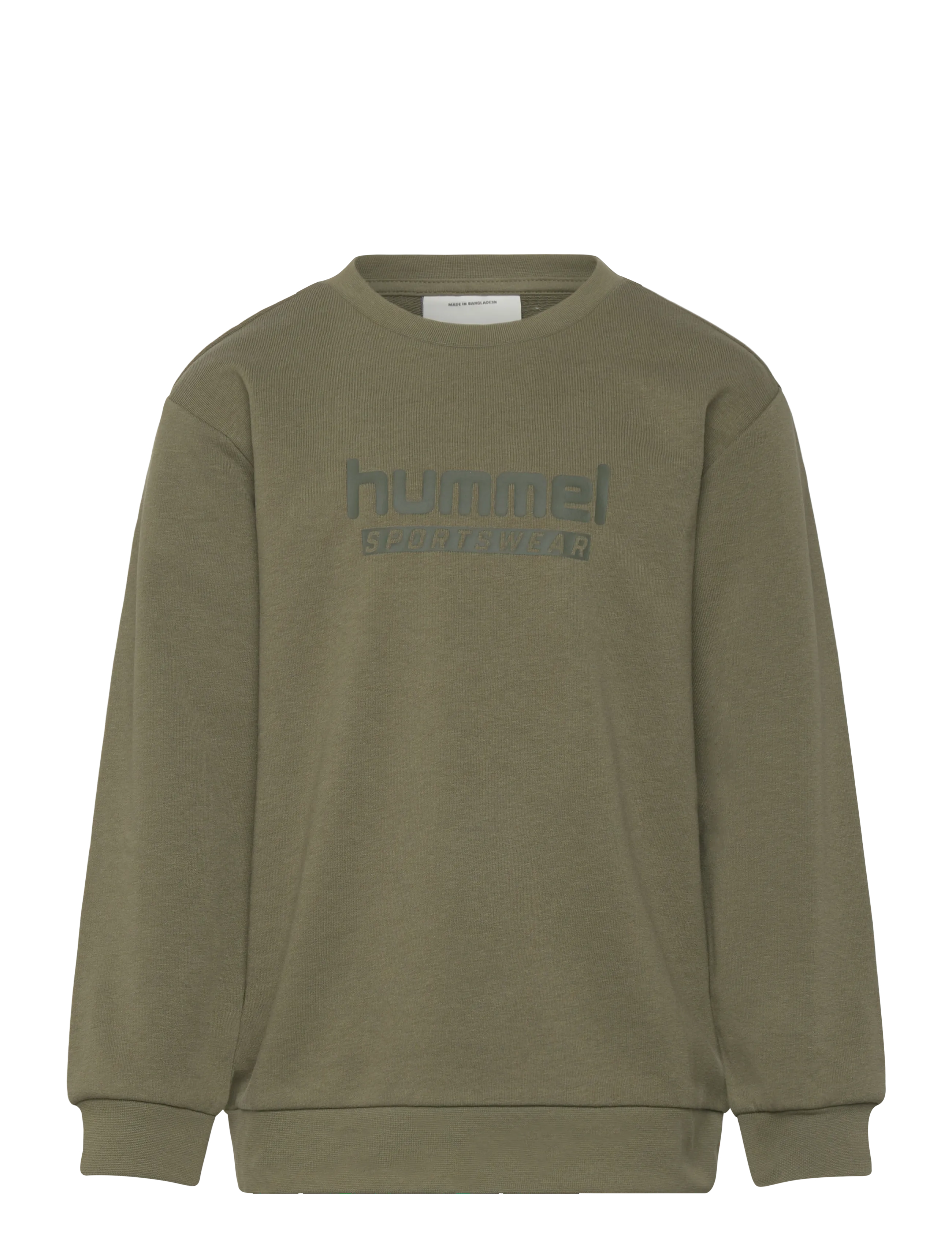 Hummel Hmljr Base Sweatshirt, 104, Khaki green, Sweatshirts & Hættetrøjer > Sweatshirts, Børn