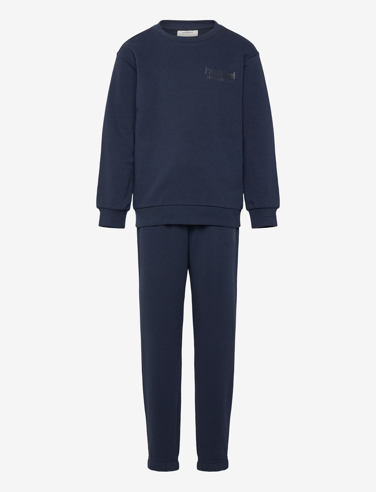 Hummel - hmlJR BASE SWEAT SET - treeningriided ja 2-osalised komplektid - dress blues - 0
