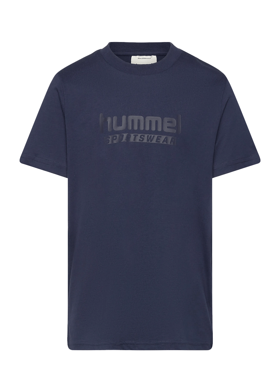 Hummel - hmlJR BASE T-SHIRT S/S - sportoberteile - dress blues - 0