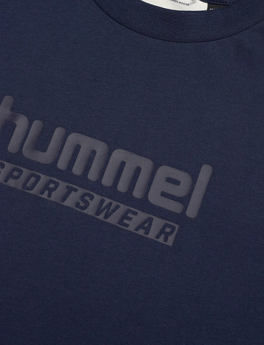 Hummel - hmlJR BASE T-SHIRT S/S - sportoberteile - dress blues - 2