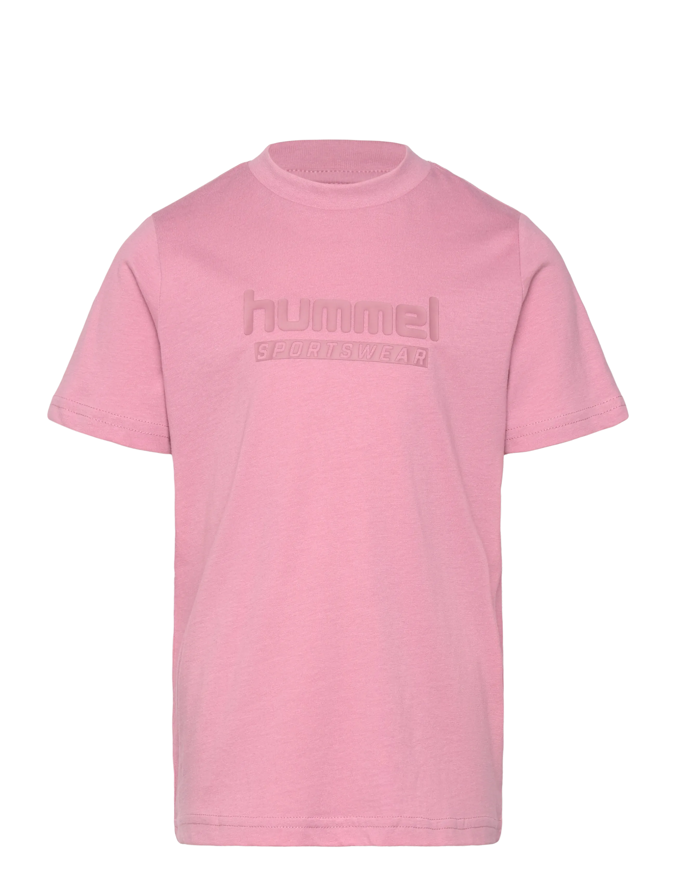 Hummel hmlJR BASE T-SHIRT S/S - Hummel - POLIGNAC / pink/rose