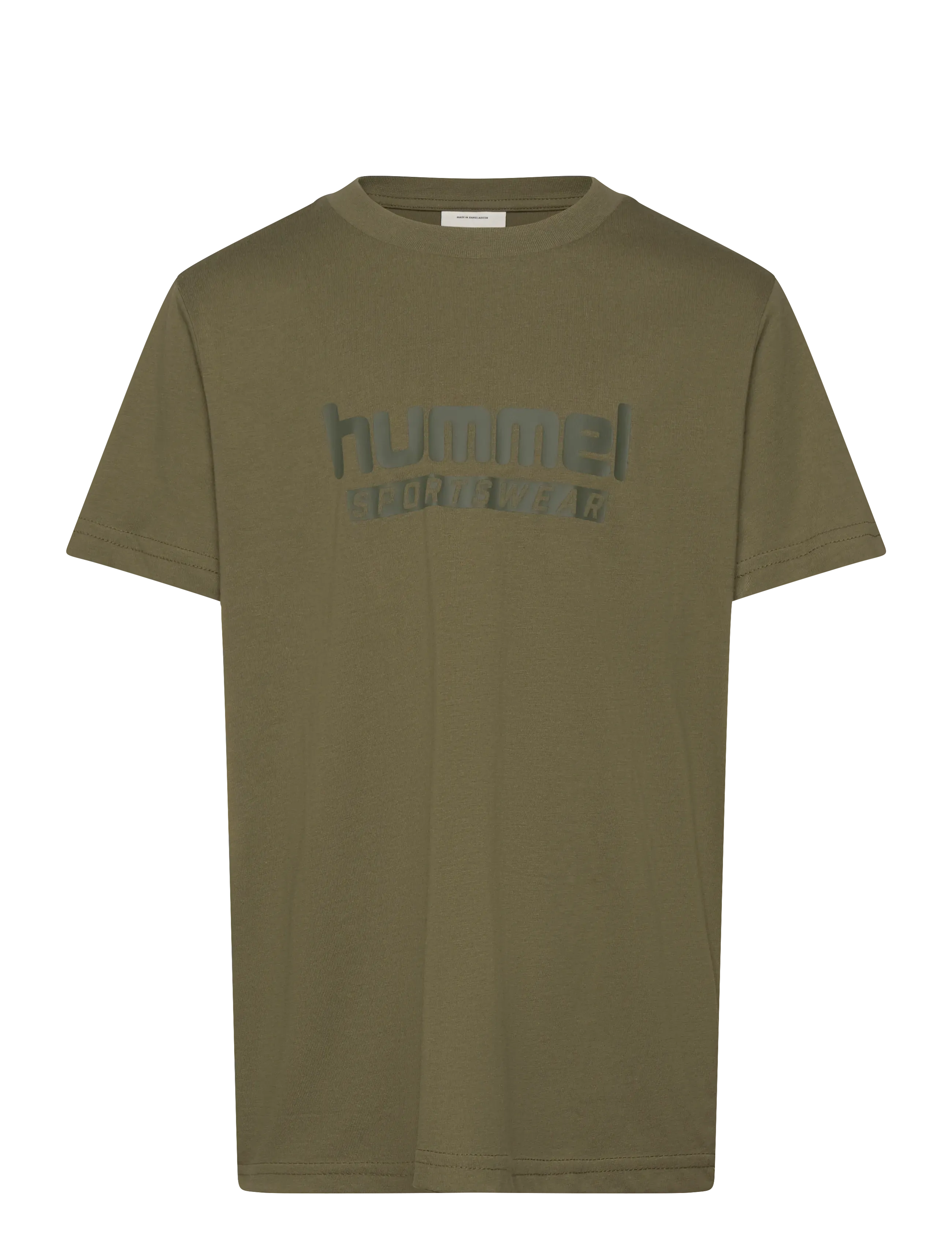 Hummel hmlJR BASE T-SHIRT S/S - Hummel - WINTER MOSS / khaki/green