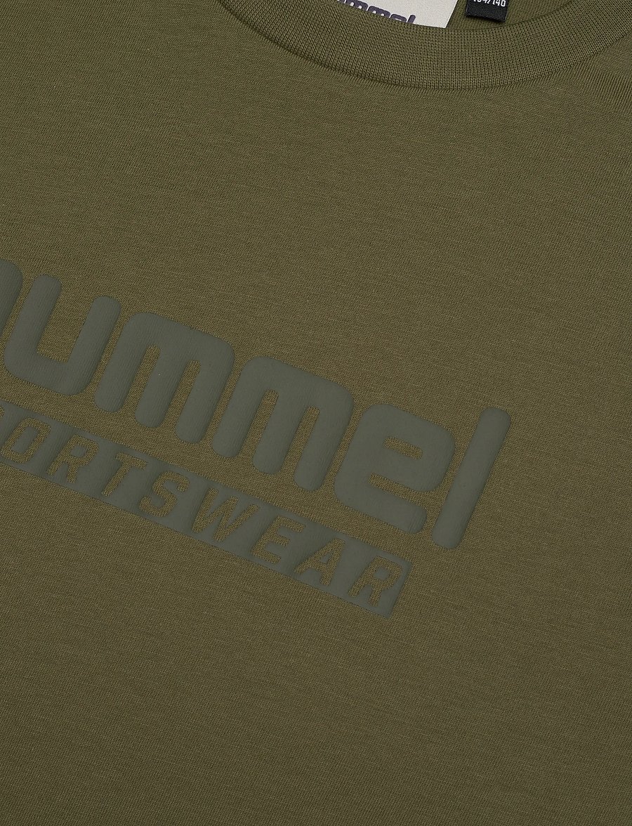 Hummel - hmlJR BASE T-SHIRT S/S - sportoberteile - winter moss - 2