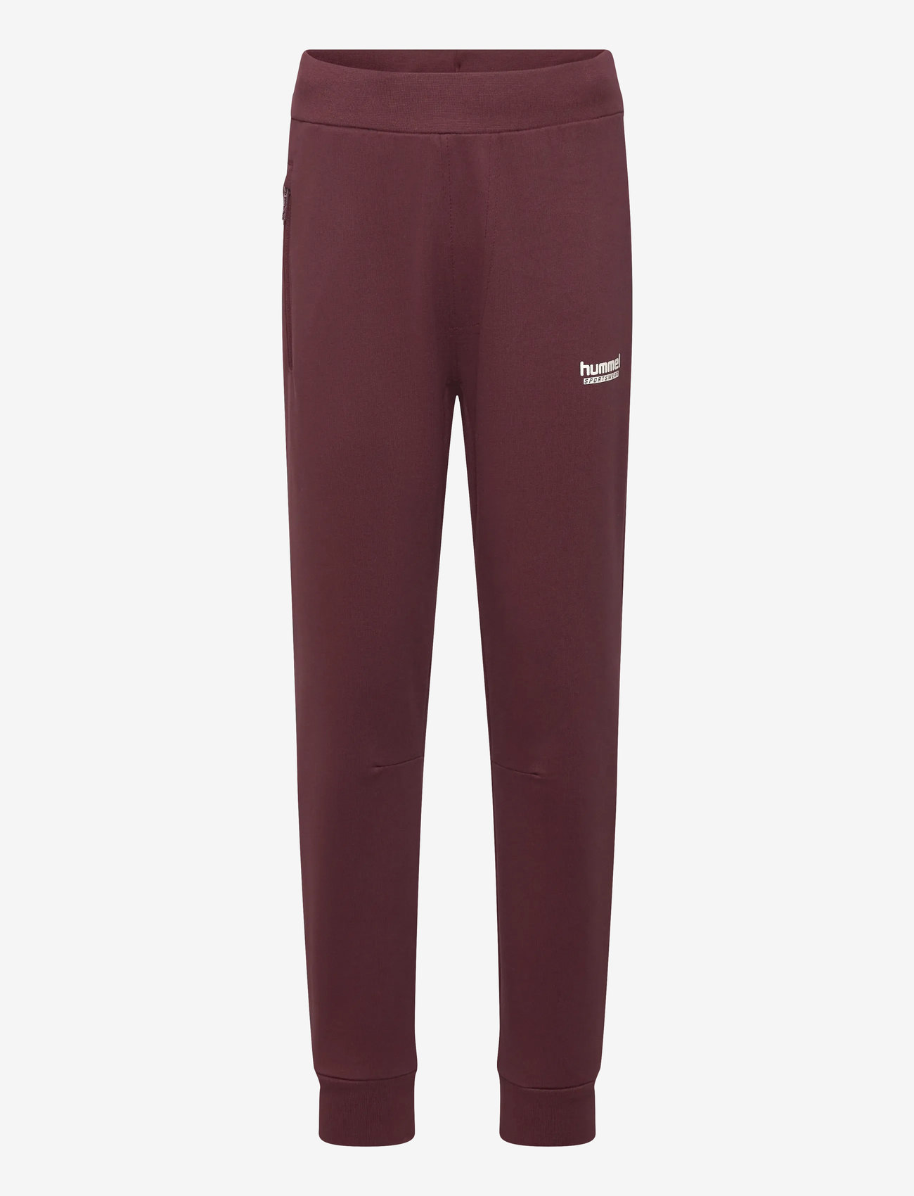 Hummel - hmlJR REGULAR ADJ WAIST PANTS - herbstliche kleidung - vineyard wine - 0