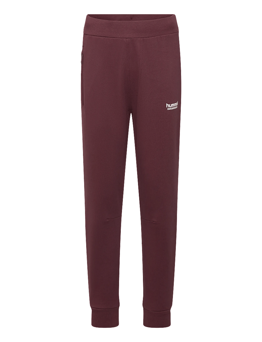 Hummel - hmlJR REGULAR ADJ WAIST PANTS - sweatpants - vineyard wine - 0