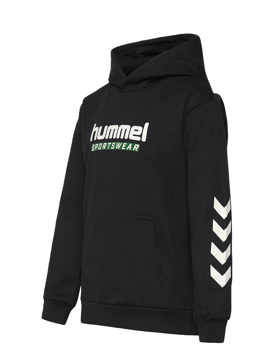 Hummel - hmlJR LOGO HOODIE - kapuutsiga dressipluusid - black - 2