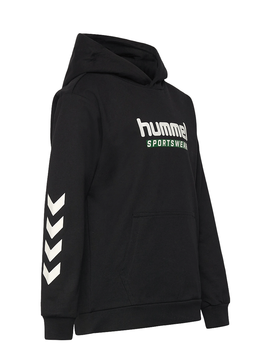 Hummel - hmlJR LOGO HOODIE - kapuutsiga dressipluusid - black - 3